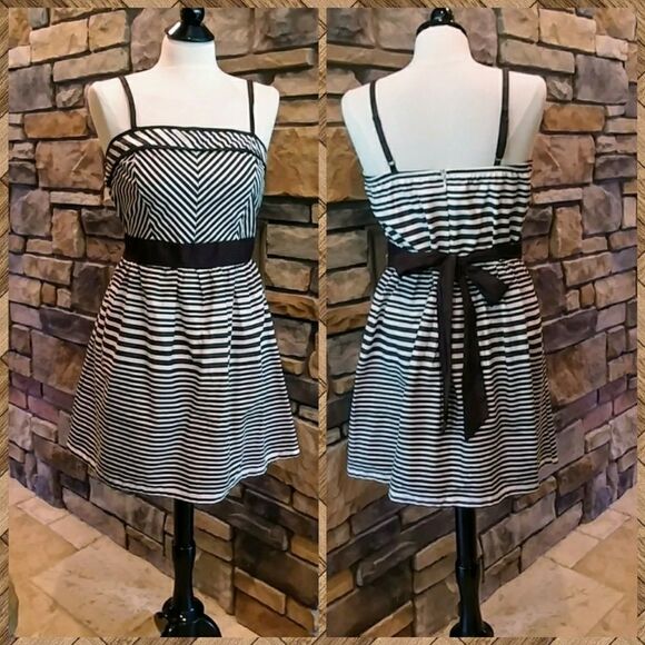 Striped Fit & Flare NEW Sundress - Picture 2 of 5